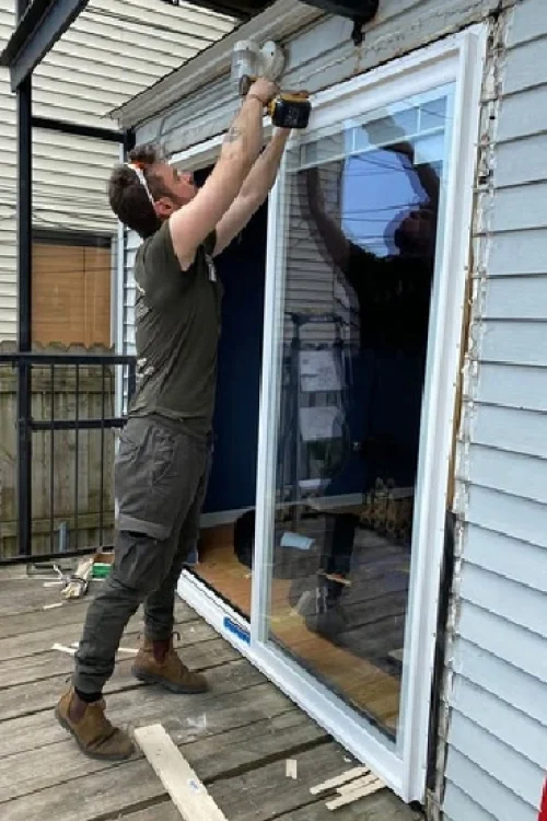 Safeguard patio door installation